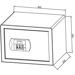 COFFRE-FORT FORCLES ÉLECTRONIQUE 40 L - HERACLES