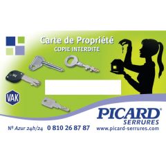 Serrure 3 points en applique TRIDENT VIGIE 8 - PICARD