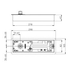 Pivot TS 500 force 3 sans arrêt - GEZE